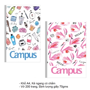 VỞ VIẾT CAMPUS 200 TRANG